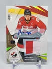 2026 Upper Deck Team Canada Juniors Porter Martone Patch Auto #'D 42/99 #17
