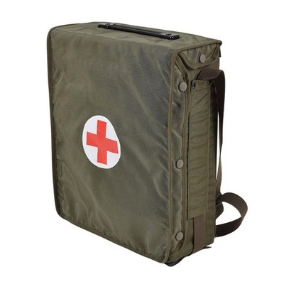 Original Österreichisches Bundesheer Erste Hilfe Tasche Schulter oliv Arzt Sanität Survival NEU