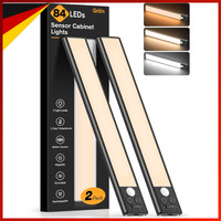 Unterbauleuchte Led 26Cm Bewegungsmelder Aufladbar 3 Farben 5 Helligkeiten 2