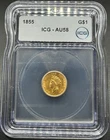 1855 Indian Princess Gold — photo from another recent sale
