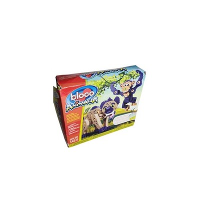 Bloco Toys Animalia Hyena And Chimpanzee Construction Set 142 Piece NEW DMG PKG