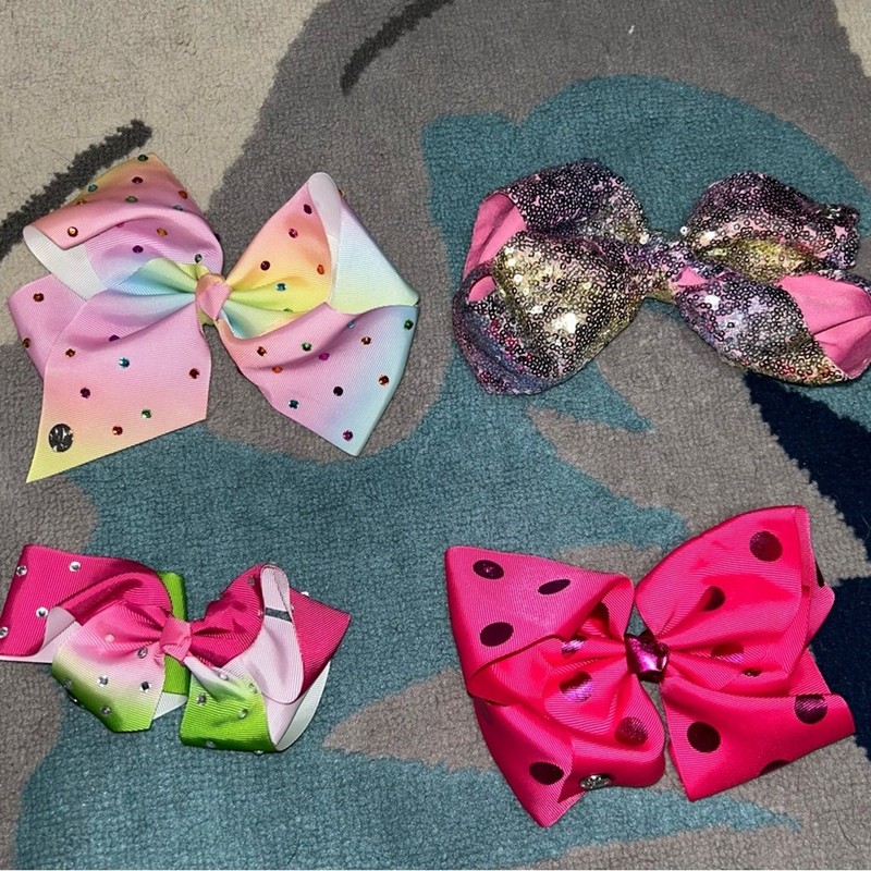 Jojo Siwa Hair Bows - Set of 4