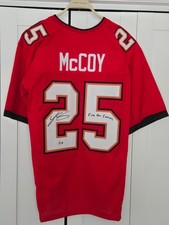 LeSean McCoy Tampa Bay Buccaneers Signed Custom Jersey Beckett Witnessed