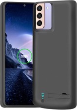 Battery Case for Samsung Galaxy S21 Plus 5G 5000mAh Rechargeable Extended