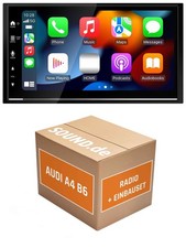 Autoradio Kenwood DMX7722DABS per Audi A4 B6 + Navigazione Plus + Bose (Wireless)
