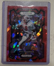 2024 Panini Prizm Draft Picks - Eric Dickerson #73 RED ICE PRIZM Mustangs