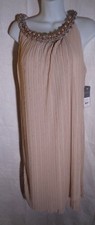 Donna Ricco  Cocktail dress sz 10 NWT glass beads faux pearls