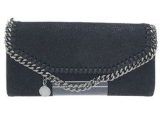 Stella McCartney Long Wallet Falabella Shaggy Suede Style No. 391835-W9132-1000