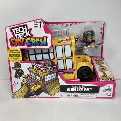 NEW Tech Deck SK8 Crew Ultra SK8 Bus 3-in-1 Transforming Into 3 Ramp Park Sealed