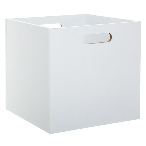 Aufbewahrungsbox 31Cm X 31Cm Weiß Box Regalbox Koffer Dekorativ Einschubkorb-image