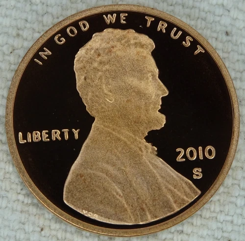 2010-S Lincoln Shield Cent Proof — photo from another recent sale