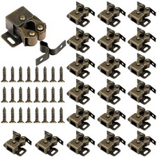 20 Pcs Cabinet Door Latch and Catch 1.46 x 0.31 x 0.59 inches, Cyan