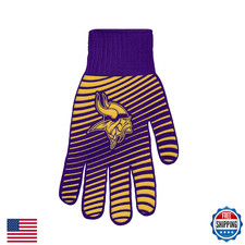 NFL Minnesota Vikings BBQ Grilling Glove - Heat Resistant Silicone