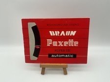 Braun Paxette Super III Automatic Manual German