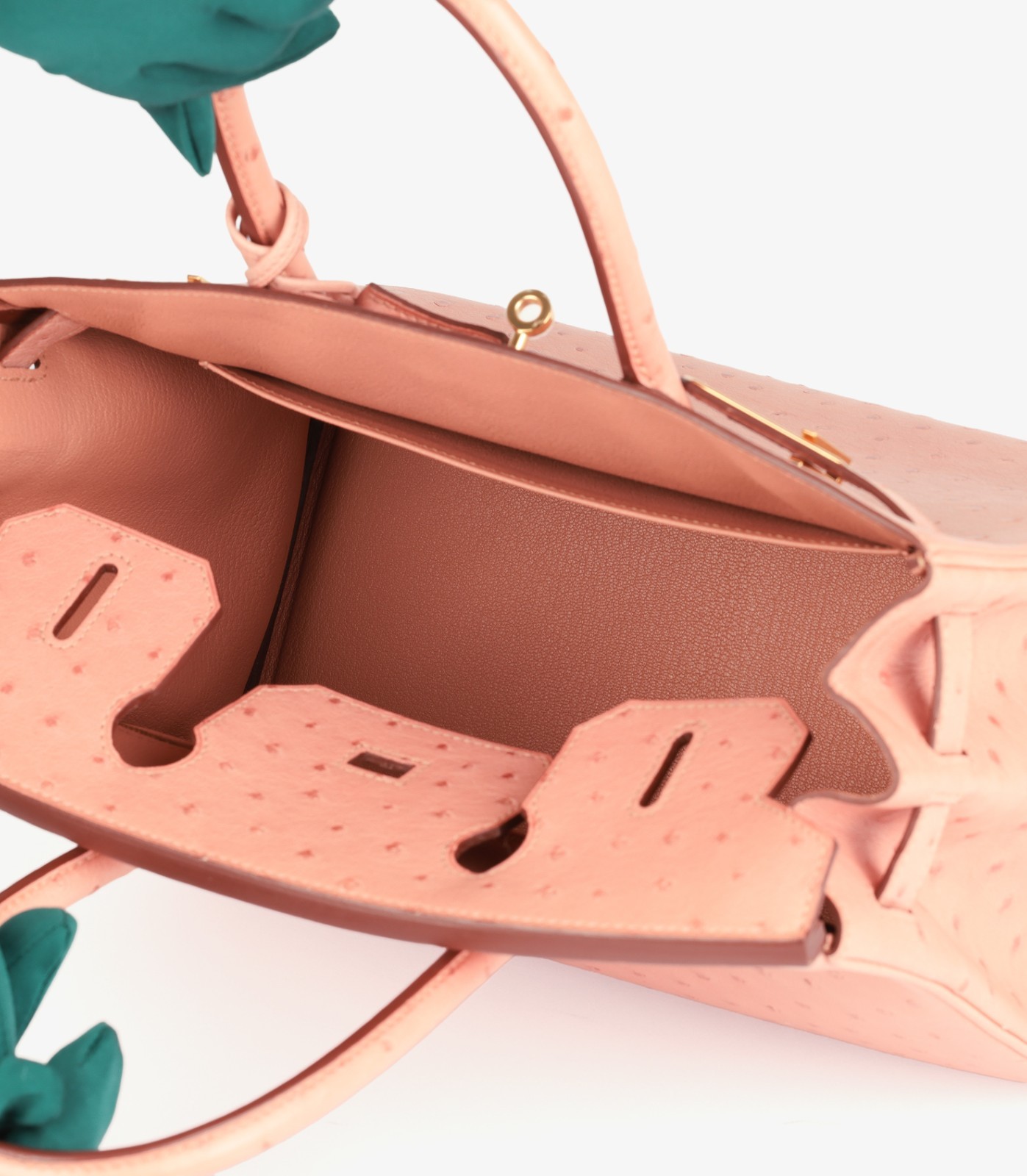 Hermès Terre Cuite Ostrich Leather Birkin 30cm image 8