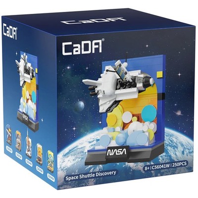 CaDA Space Shuttle Discovery Space Brick Baumodell 250 Teile Alter 8+