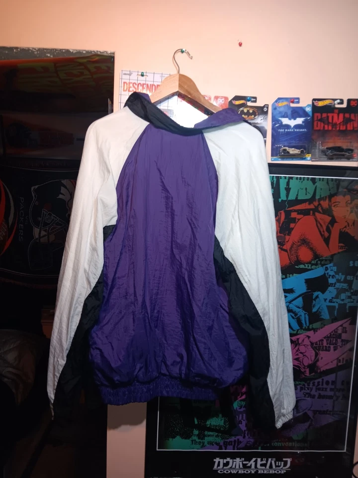 Vintage Logo7 Purple White Colorado Rockies Windbreaker Size Large Made In Korea - Image 4 of 4