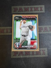 2024 Topps Series 2 Max Scherzer Gold Parallel Card /2024 #600
