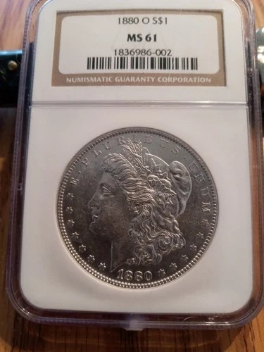 Tough Date Extremely Nice 1880 o NGC MS 61 micro O