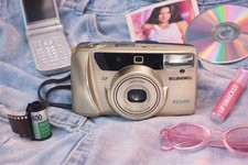Bell Howell PZ3300 AF 35mm Film Camera 38-120mm Zoom w/ Case Tested