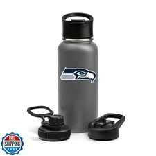 The Memory Company Officially Licensed NFL - Seattle Seahawks 32oz Team Logo 