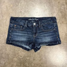 American Eagle Dark Wash Y2K Shorts Size 10
