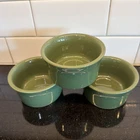Fiestaware - Set Of 3 - Sage Green - Ramekin Bowl - 8 oz - Fiesta  HLC - 4"x2"