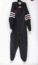 RJS Racing Equipment Vintage Black Fire Suit Jumpsuit Borderline Racing Heather