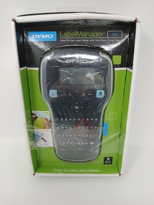 Dymo Label Manager 160 Easy To Use Label Maker 22.7 Pt , 5 Font Sizes - Black