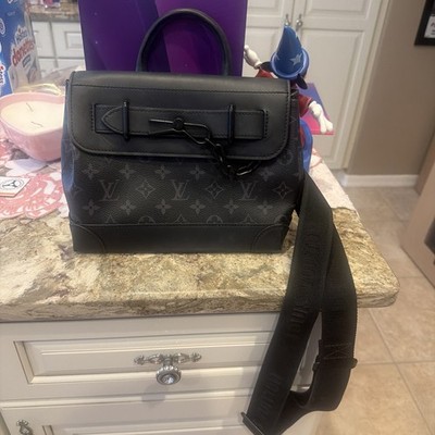 Louis Vuitton Steamer PM Black Monogram Canvas Crossbody Bag
