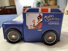 Empty Collectible M&S Marks & Spencer Toffee Van Tin Gift - Offers Accepted.