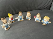 Vintage Lyons Tetley Tea Folk People Figures x 6 -From 1994
