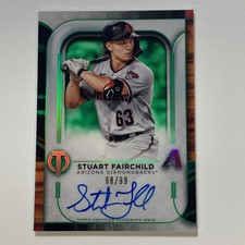 Stuart Fairchild 2022 Topps Tribute Tribute Autographs Green Auto #TA-SFA #/99