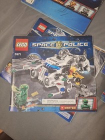 Lego Space Police Instruction Lot Manual Only 5974 5985 5972 5971 5981 5982
