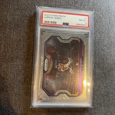 LeBron James Panini Prizm Kobe Tribute PSA 8