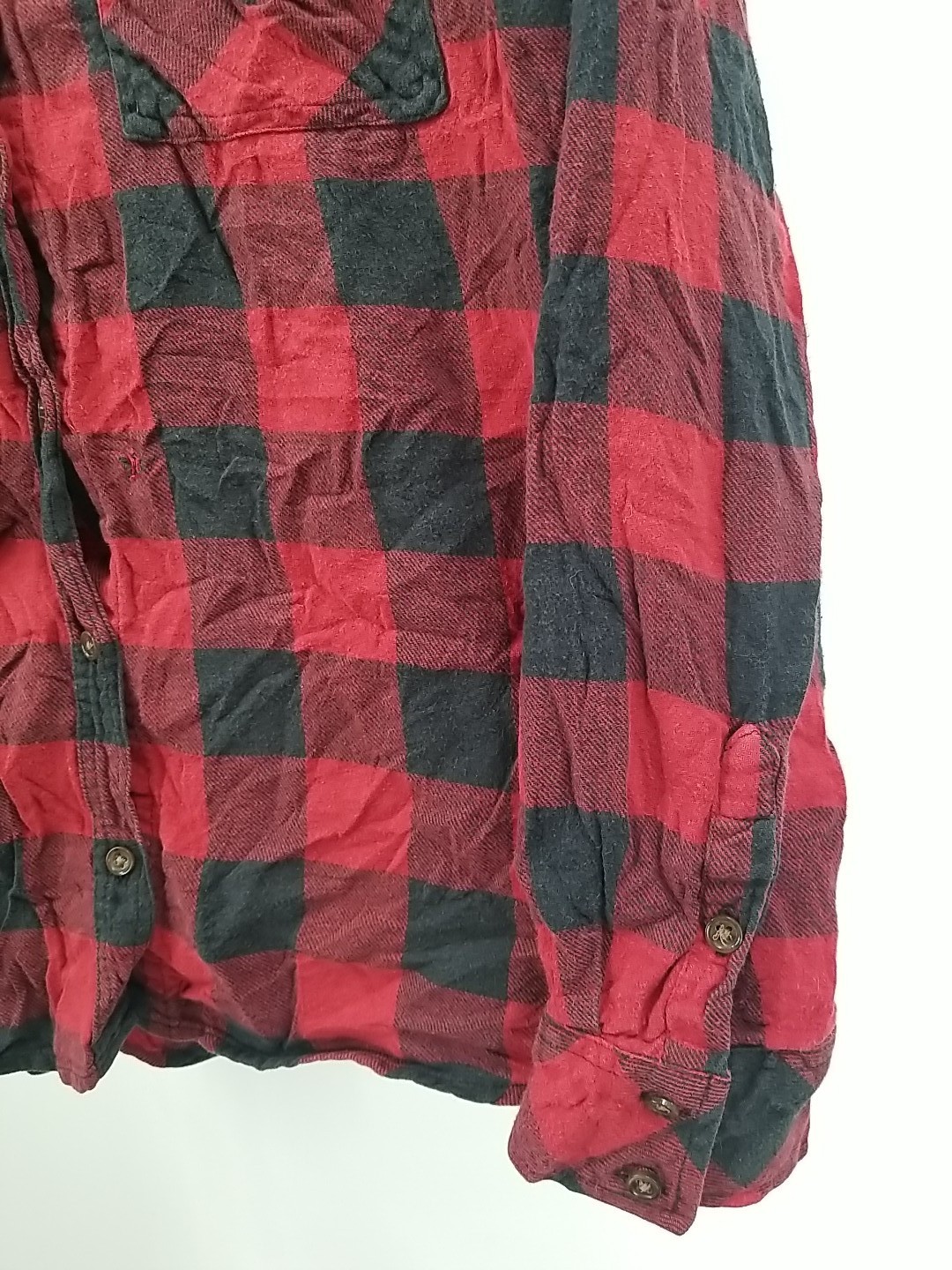 Universal Thread Plaid Flannel Button Up Shirt Wo… - image 4