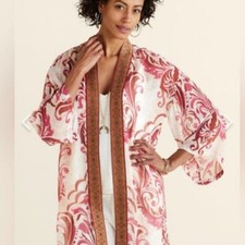 Soft Surroundings Jakarta Kimono Top Size L New