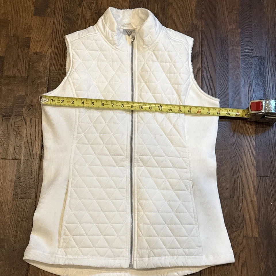 Level Wear Bandon Dunes Women’s Golf Vest Medium Black Zip Front Polyester Blend - Image 4 of 4