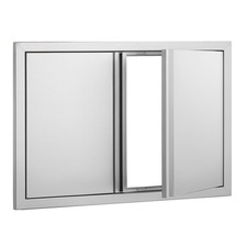 Reversible Hinge 30 21in Stainless BBQ Door