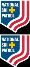 2 National Ski Patro decals FREE SHIPPING