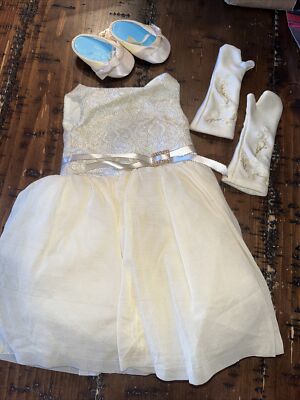 American Girl Doll Gala Party Outfit Gold Gown, Shoes, Embroidered Gloves B1 | eBay American Girl Doll Gala Party Outfit Gold Gown, Shoes, Embroidered Gloves B1 | eBay