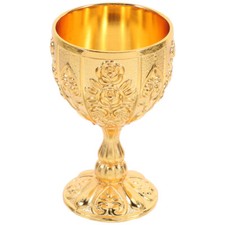 Weinkelch Messing goldener Kelch Kelch Reinem Kupfer Weinkelch Vintage-Stil Neu