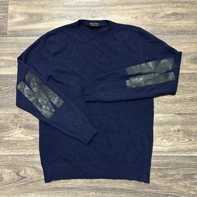 Marc Jacobs Fall 2010 Cashmere Wool Blend Sweater Sz S Navy