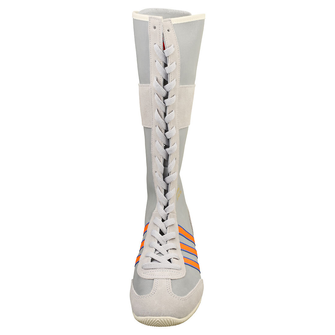入手困難 adidas Japan Vh Womens Knee High Sneakers in Silver Orange