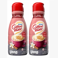 Nestle Coffee Mate Duo Cinnamon Vanilla Liquid Coffee Creamer 32oz pack of 2