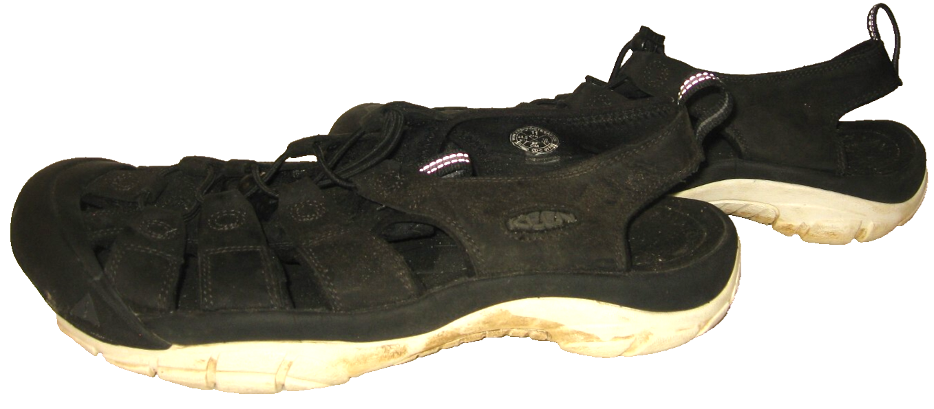 Sandali da uomo KEEN neri in pelle nabuk Newport #1016865 escursionismo acqua 11 44 5