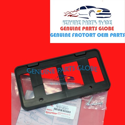GENUINE OEM TOYOTA 14-21 TUNDRA FRONT BUMPER LICENSE PLATE BRACKET 75101-0C011