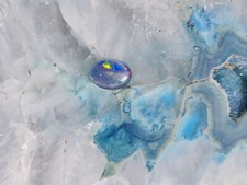 Schöne Australische Opal Triplette     DIY Anhänger     H60