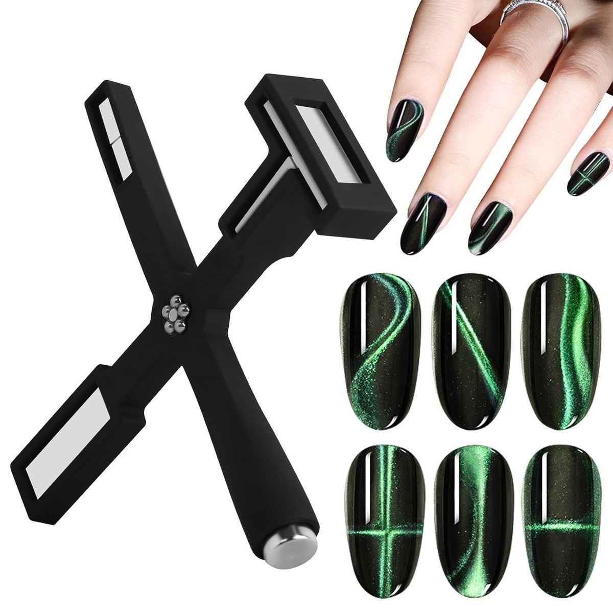 DND 5 In 1 Nail Magnet Tool Cat Eye Magnet for Nail Art #3 | eBay