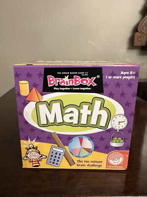 **COMPLETE** MindWare Brain Box ''Math'' Educational Card Game